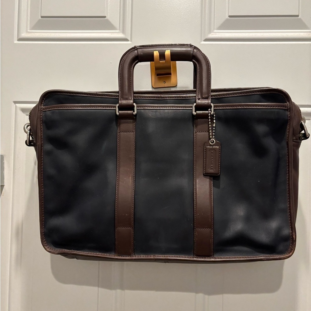 COACH Lexington Embassy Brief - Unisex, leather laptop bag 👜